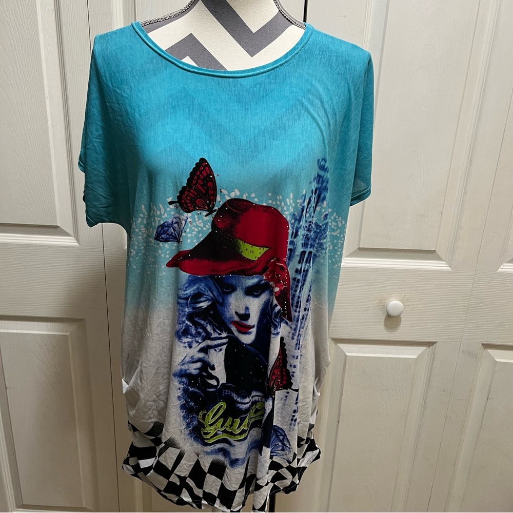 Colorful Pullover Top